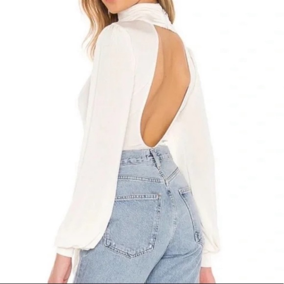 Free People NWT bodysuit open back - Picture 3 of 9